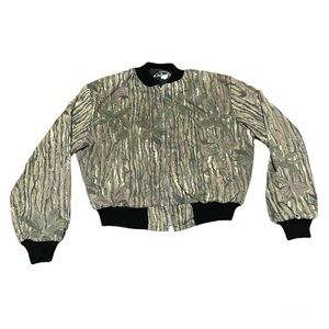 Used All Weather Outerwear Realtree Camo Bomber Jacket